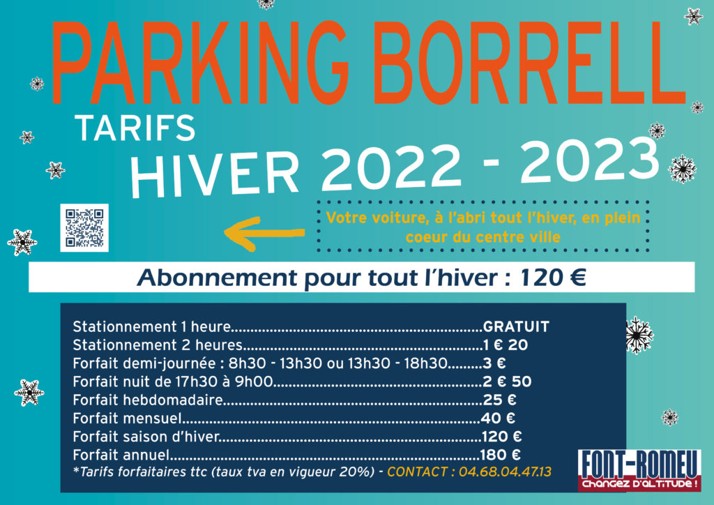 parking Borrell hiv. 22-23