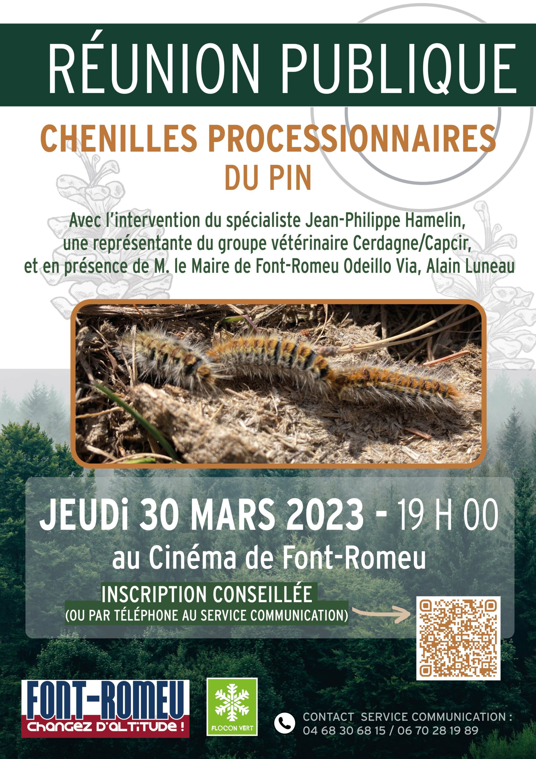 affiche chenilles reunion publique mars 23 copie