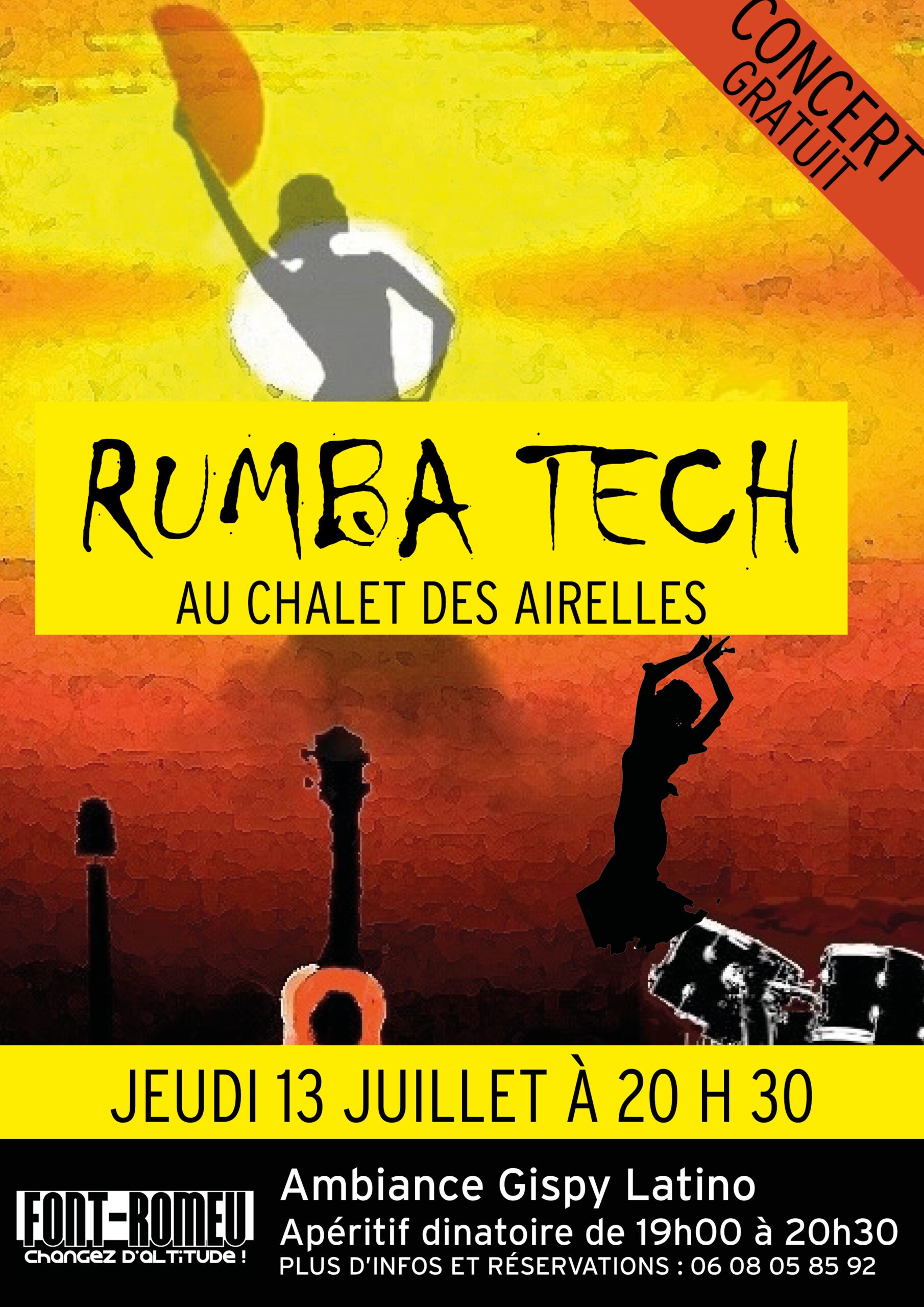 affiche concert des airelles 2023 rumbatech