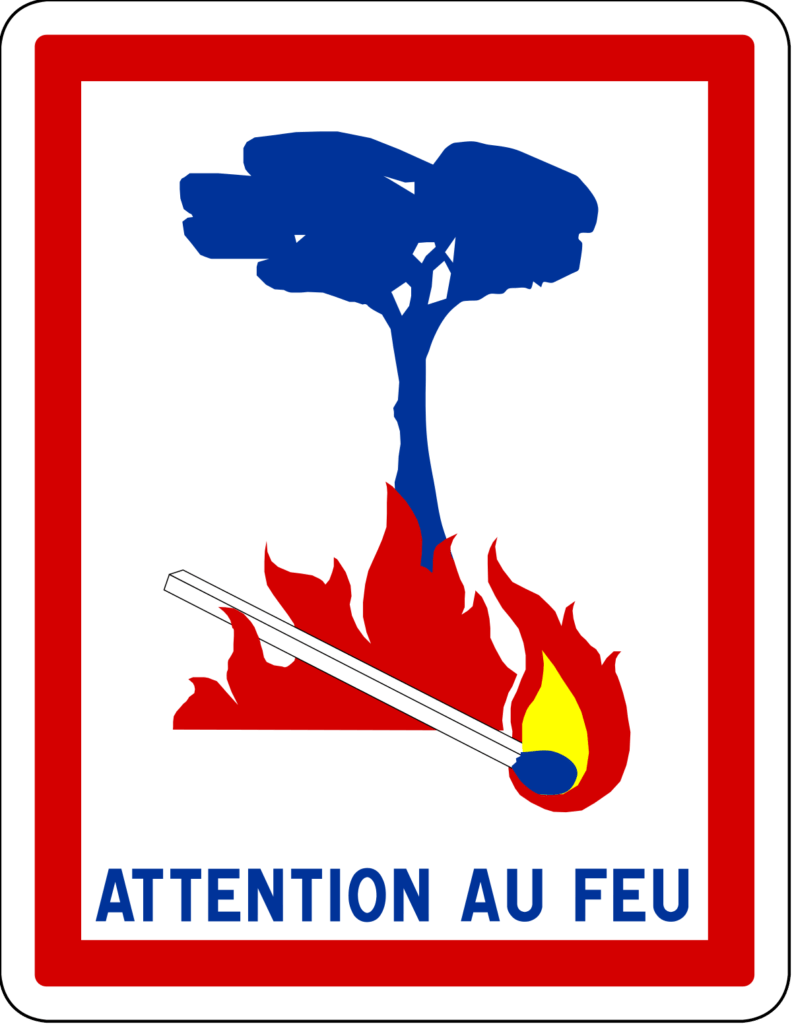 attention au feu