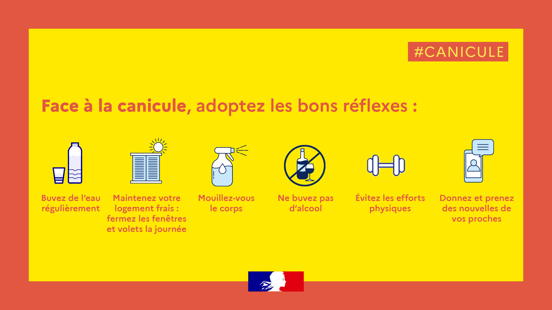 canicule reflexe canicule reflexe