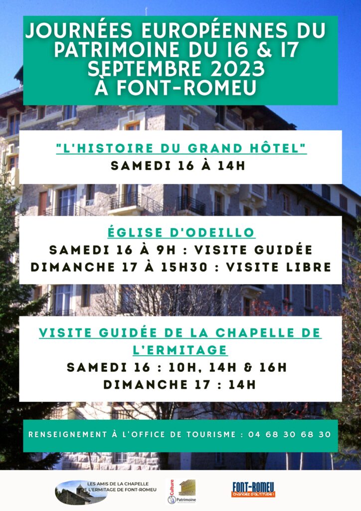 Programme journées européennes du patrimoine Programme journées européennes du patrimoine