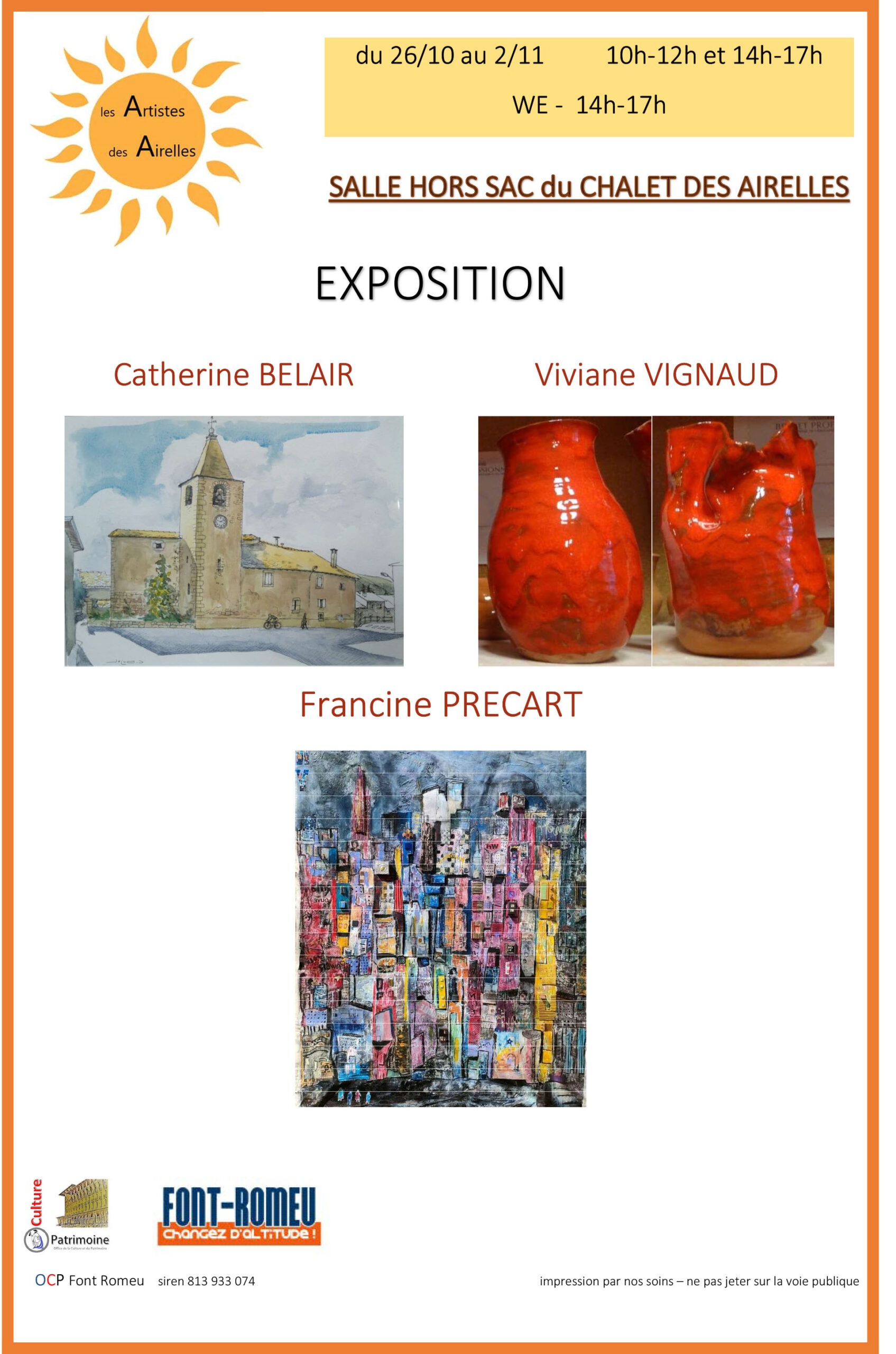 Microsoft Word - AFFICHE EXPOLES ARTISTES DES AIRELLES toussaint Microsoft Word - AFFICHE EXPOLES ARTISTES DES AIRELLES toussaint
