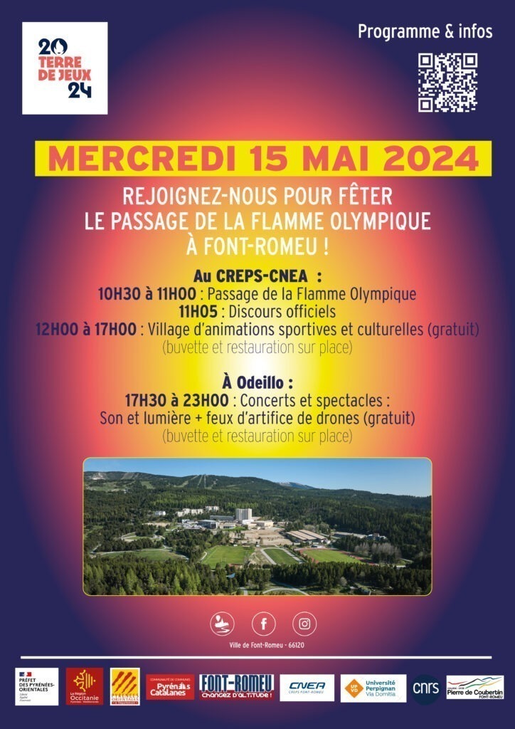 Affiche officielle 15 mai Font-Romeu Flamme