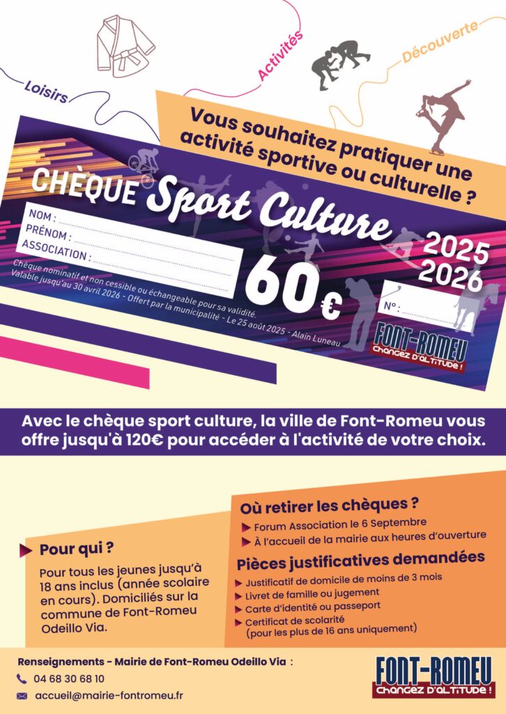 Proposition 2 - Affiche Chèque Culture